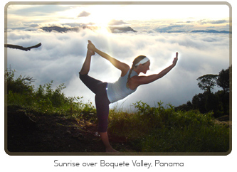 Maureen in Panama Sunrise